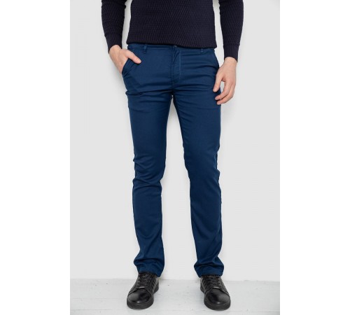 Брюки мужские, цвет синий, 244R4201