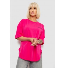 Футболка жіноча з принтом, колір рожевий, 244R2017