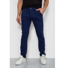 Брюки мужские классические стрейч, цвет синий, 244RF809