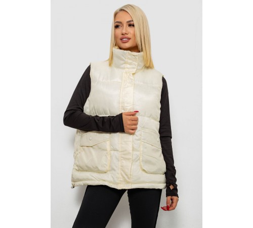 Жилет жіночий, колір кремовий, 244R533-1