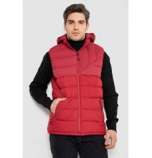 Жилет мужской демисезонный, цвет бордовый, 244RC666