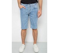 Шорты мужские джинсовые, цвет голубой, 238R2023