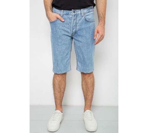 Шорты мужские джинсовые, цвет голубой, 238R2023