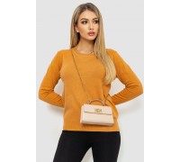 Кофта жіноча однотонна повсякденна, колір темно-бежевий, 244R2033