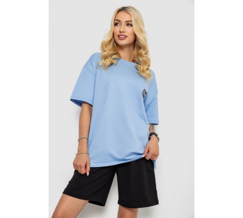 Костюм жіночий повсякденний, колір блакитний, 241R5004-1