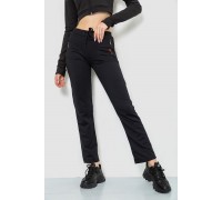 Спорт штаны женские, цвет черный, 244R514