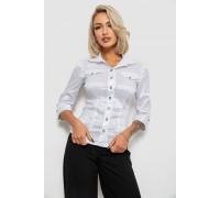 Сорочка класична в смужку, колір білий, 230R643-4