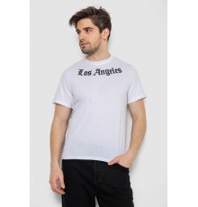 Футболка мужская с принтом, цвет белый, 241R1904