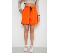 Шорты женские однотонные, цвет оранжевый, 238R57907