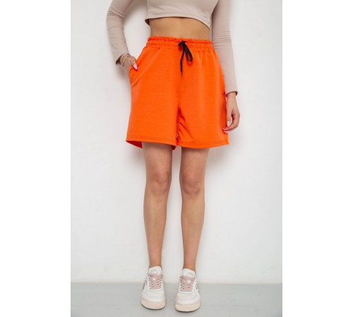 Шорти жіночі однотонні, колір помаранчевий, 238R57907