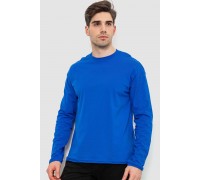 Лонгслив мужской однотонный, цвет электрик, 102R3308