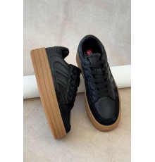 Кросівки жіночі демісезонні, колір чорно-бежевий, 248RCX1590