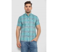 Рубашка мужская в полоску, цвет мятный, 214R841