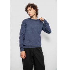 Свитер мужской однотонный, цвет сине-серый, 161R1770-1