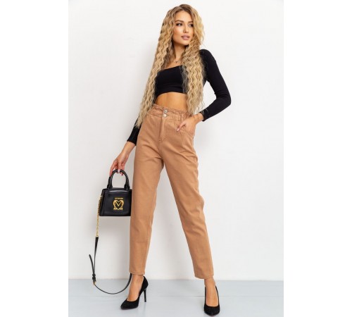 Джинси жіночі, колір бежевий, 164R2088