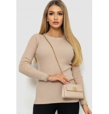 Кофта женская однотонная, цвет бежевый, 244R2031