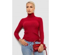 Гольф женский однотонный, цвет бордовый, 204R181