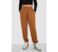 Спортивные штаны женские, цвет коричневый, 238R325-1