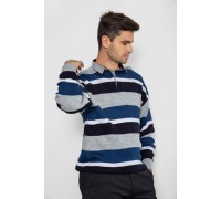 Свитер-обманка мужской, цвет серо-синий, 161R901-2