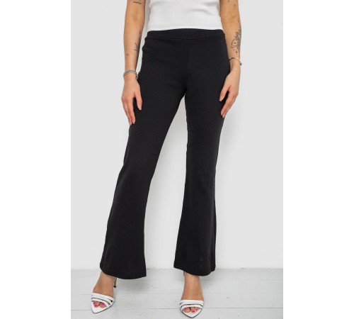 Штаны женские, цвет черный, 238R323