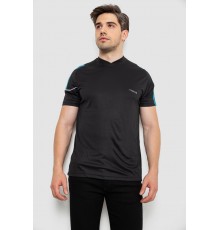 Футболка мужская, цвет черный, 244R0504-5
