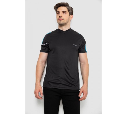 Футболка мужская, цвет черный, 244R0504-5