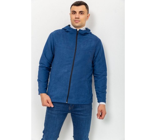 Ветровка  мужская на молнии, цвет синий, 131R3009