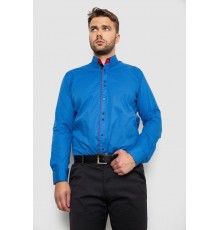 Сорочка чоловіча з принтом, колір синій, 214R3092