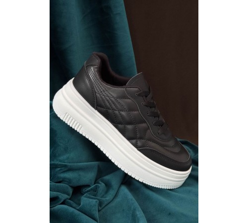 Кросівки жіночі демісезонні, колір чорно-білий, 248RBL21