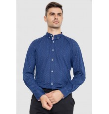 Рубашка мужская повседневная, цвет синий, 247R406 Рубашка мужская повседневная, цвет синий, 247R406