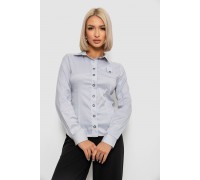 Сорочка класична в смужку, колір світло-сірий, 230R644