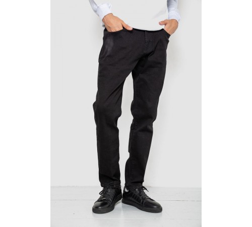 Джинсы мужские средней посадки, цвет черный, 244R8348