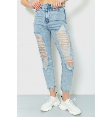 Джинси жіночі MOM, колір блакитний, 164R5570