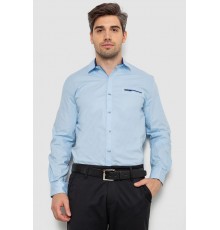 Рубашка мужская, цвет голубой, 214R7008