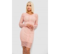 Платье женское на подкладке, цвет персиковый, 230R326