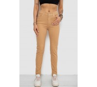 Джинсы женские, цвет бежевый, 182R1633
