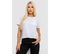 Футболка женская с принтом, цвет белый, 221R330