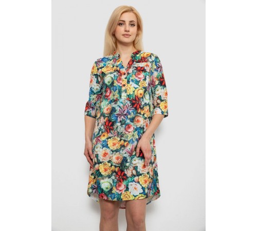 Сукня жіноча з принтом, колір зелений, 230R104-1