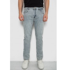 Джинсы мужские прямые, цвет серый, 244R091220-1