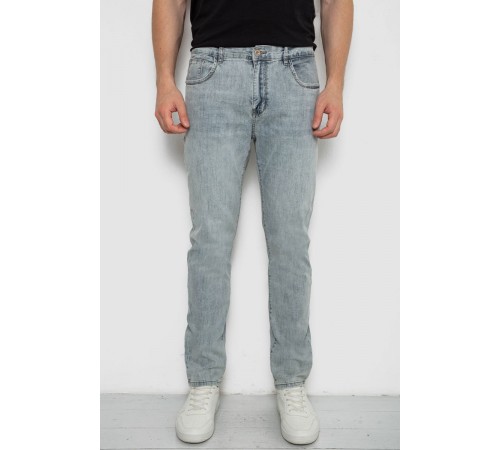 Джинсы мужские прямые, цвет серый, 244R091220-1