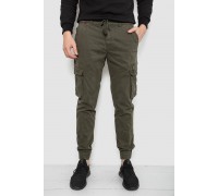 Штаны мужские однотонные, цвет хаки, 244R1641