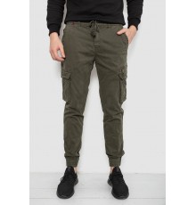 Штаны мужские однотонные, цвет хаки, 244R1641