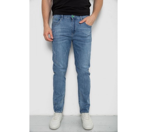 Джинсы мужские прямые, цвет голубой, 244R091220-2