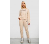 Спортивний костюм жіночий двонитка, колір бежевий, 214R1419-006