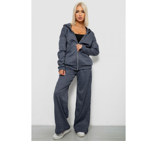 Спортивный костюм женский однотонный, цвет джинс, 244R0428