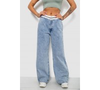 Джинси жіночі Palazzo, колір блакитний, 244R2604