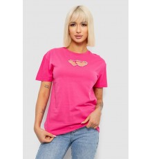Футболка жіноча з принтом, колір рожевий, 244R2802
