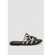 Шльопанці жіночі, колір золотистий, 244RSL81489