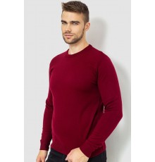 Свитер мужской однотонный, цвет бордовый, 161R1770-1