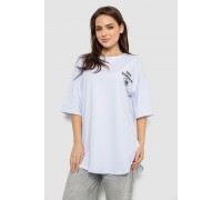 Футболка женская с принтом, цвет белый, 244R2030